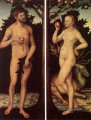 Adam et Eve 2 religieuse Lucas Cranach l’Ancien Nu